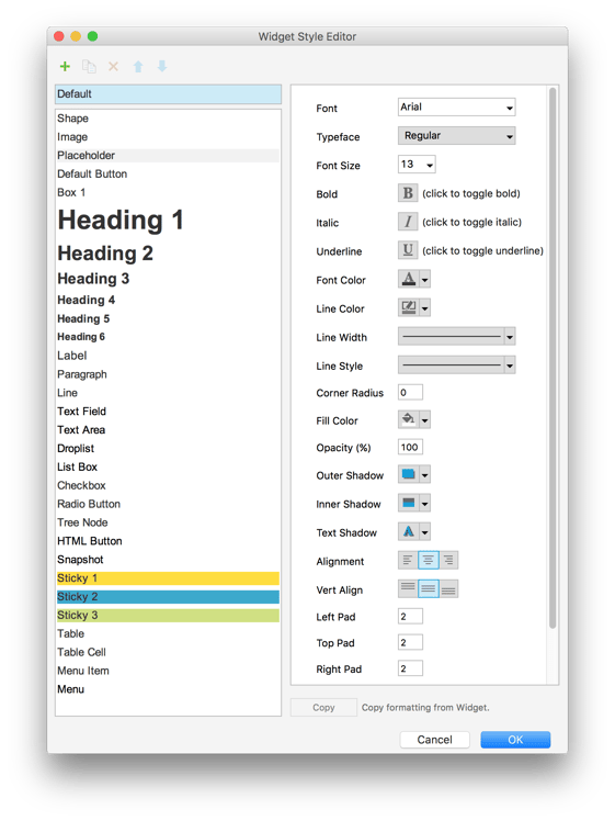 Bild 6 - Widget Style Editor