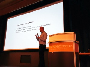 Lars auf der IA Konferenz